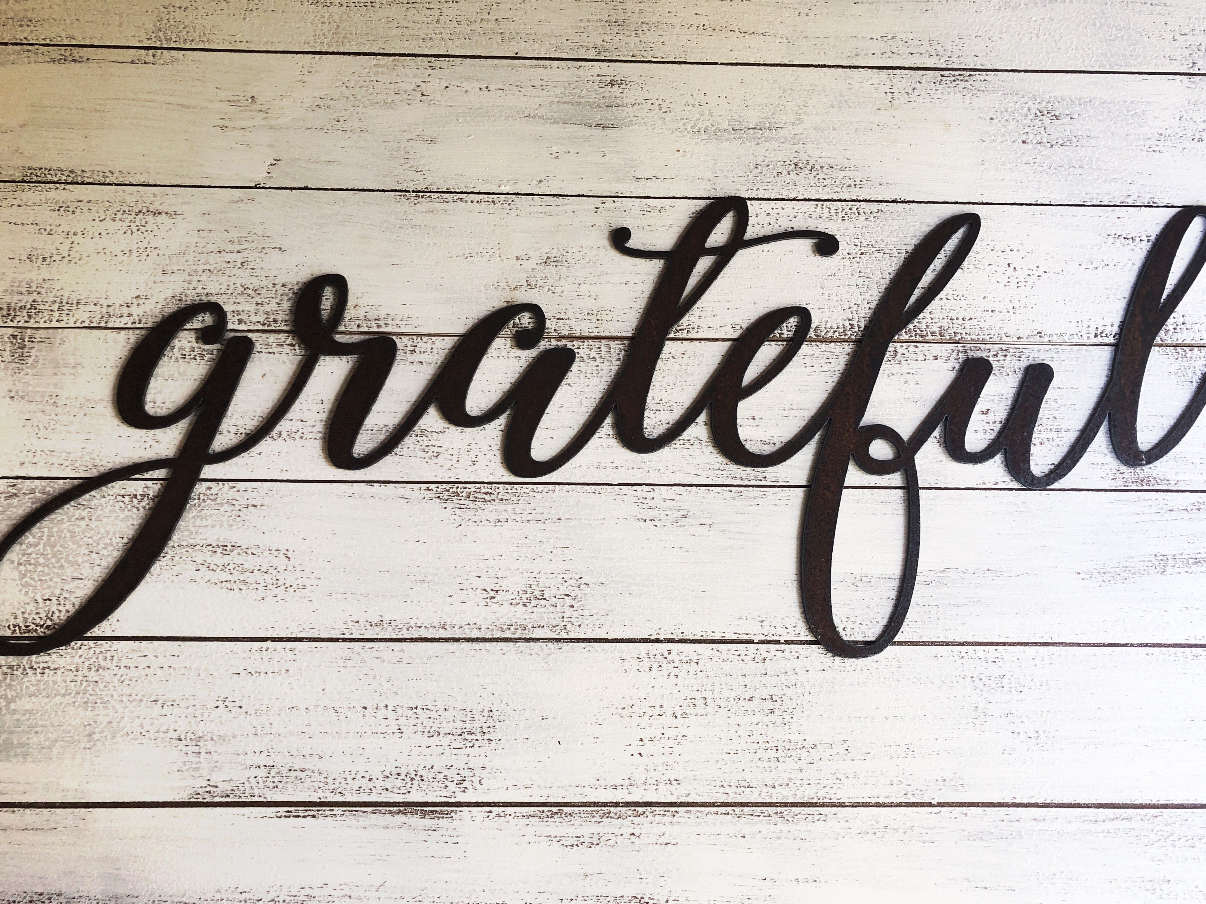 Custom Rustic Metal Art Signs by Urban Mining Company