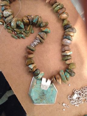 Custom Made Organic Turquoise Necklace