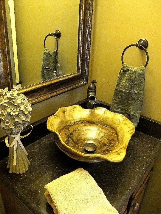 Hand Crafted Handmade Pottery Vessel Sink By Stonefly