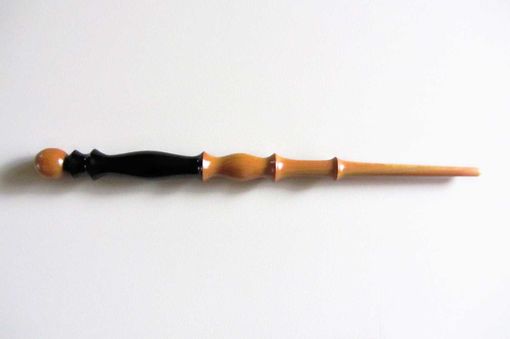 Custom Made Magic Wand - Harry Potter Inspired - Wood Wand - Ebony & Pink Ivory