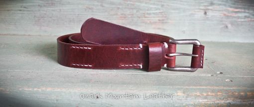 Custom Made Rugged Leather Belt