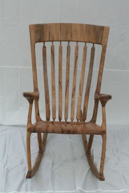 Custom Made Ambrosia Maple Rocking Chair - Shipping Included