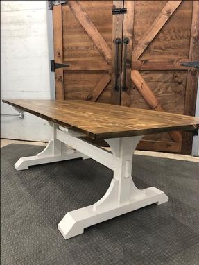 Custom Made Trestle Dining Table