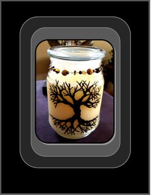 Custom Made Vanilla,Tree Of Life,Candle,Most Popular
