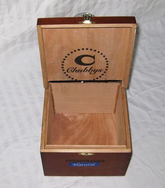 Custom Made Cigar Box Desk Lamp: Chubbys Long