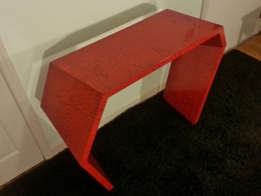 Custom Made Red Modern Table