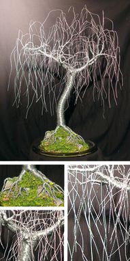 Custom Made Gentle Willow  - Wire Tree Sculpture