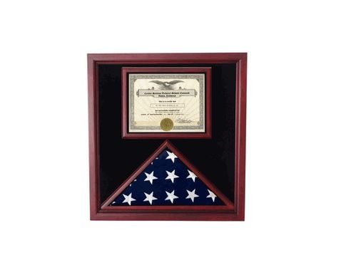 Custom Made Flags Connections Cherry Flag And Document Case