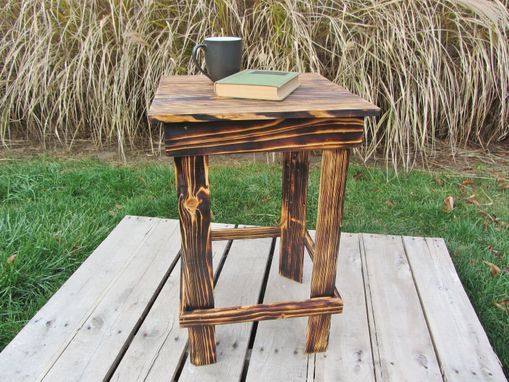 Custom Made Nightstand Side Table Made From Reclaimed Pallet Wood