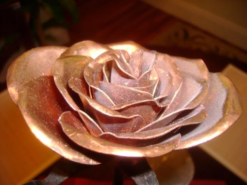 Custom Made Copper Rose