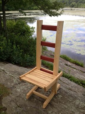Custom Made Crate And Ladder Chair