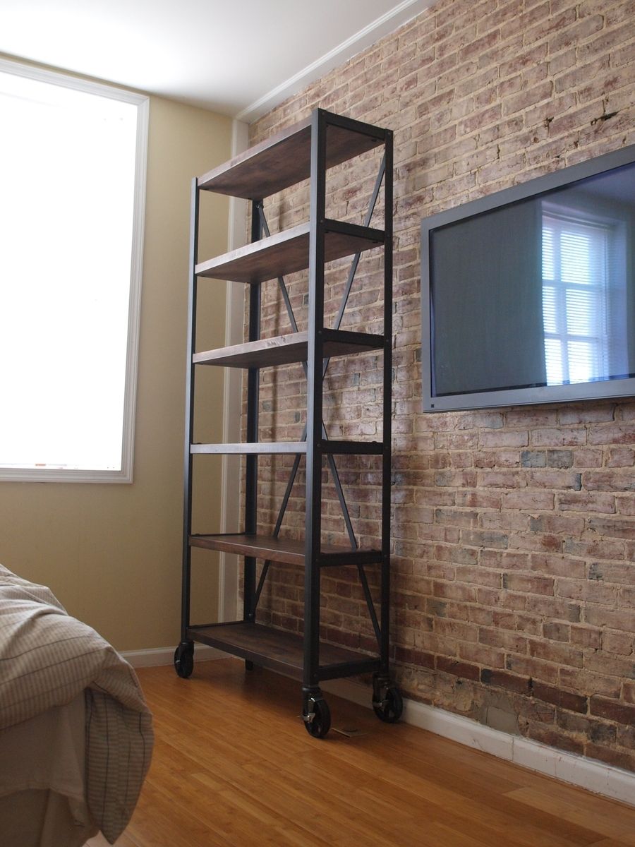 Handmade Heavy Industrial Bookcase Book Shelf By Camposironworks