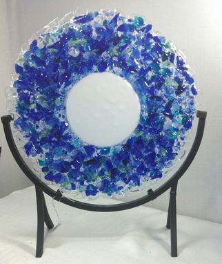 Custom Made Blue Art Piece