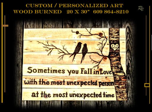 Custom Made Custom, Personalized, Signs, Wood, Wood Burned,